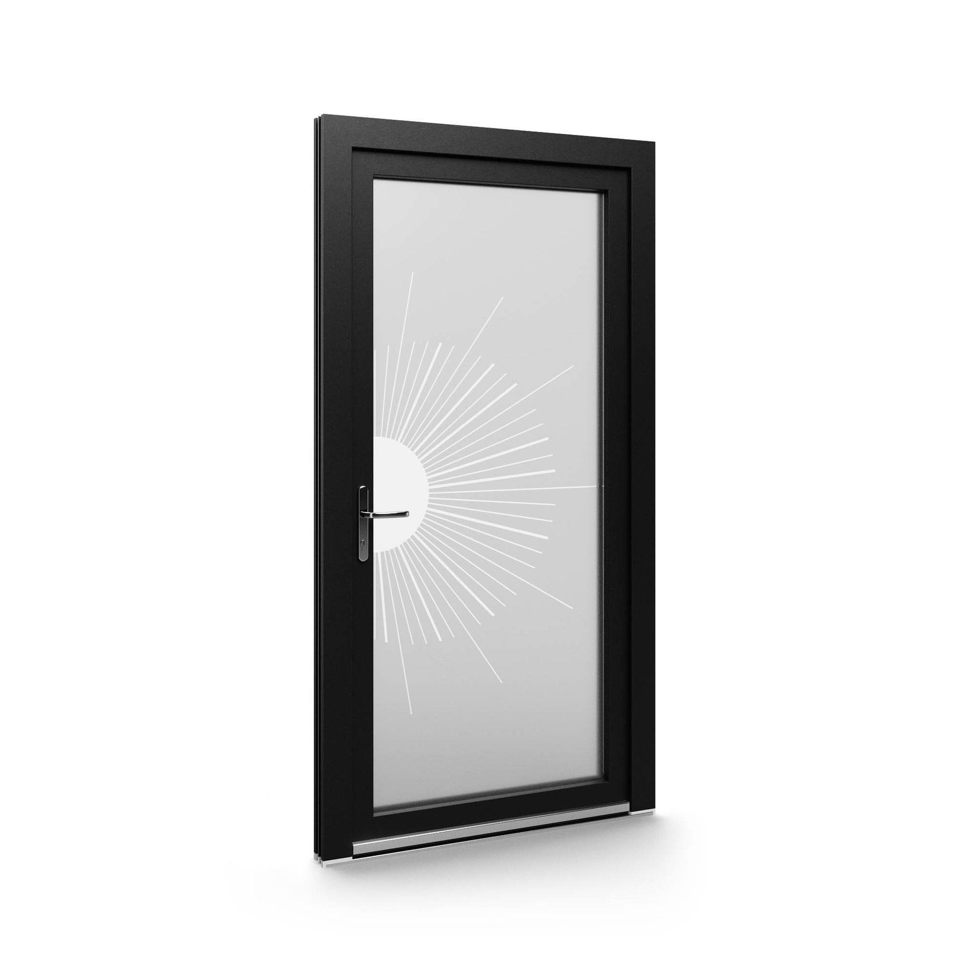 uPVC GLASS DOOR model 01