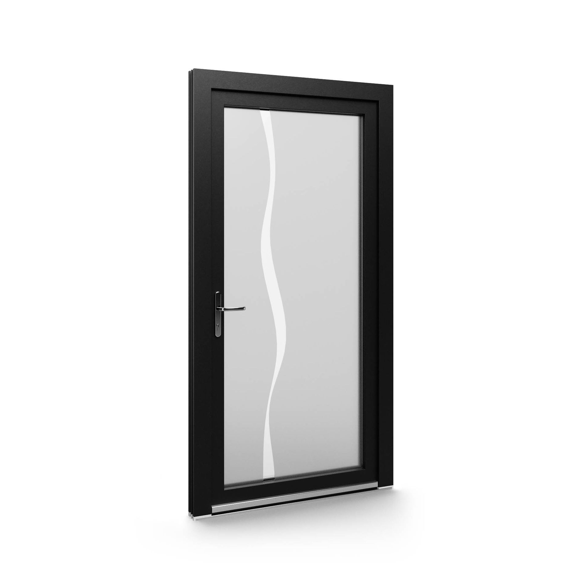 uPVC GLASS DOOR model 04