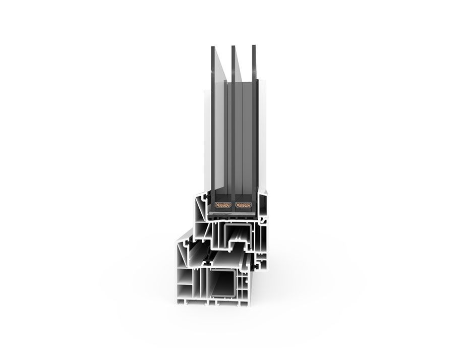 SALAMANDER uPVC TILT and TURN WINDOW BLUEVOLUTION 82 