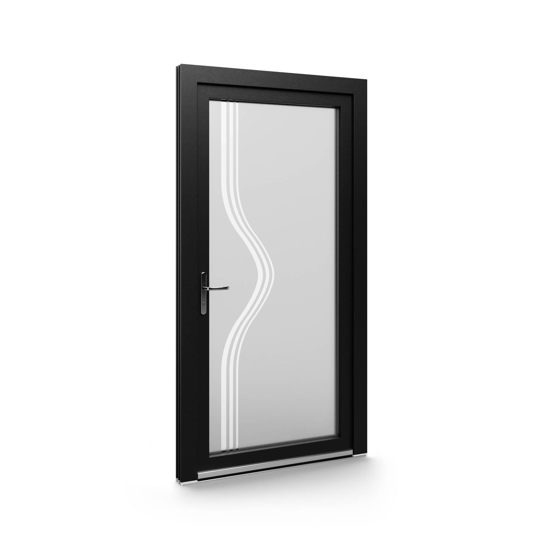 uPVC GLASS DOOR model 14