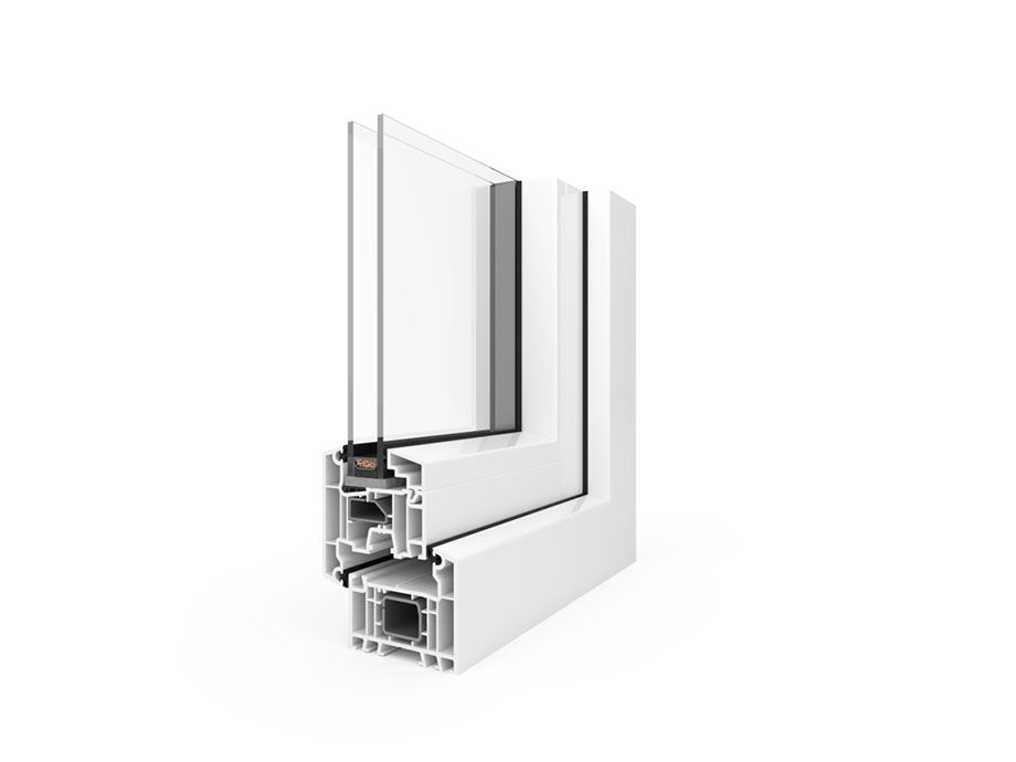 uPVC Casement Window Ideal 4000