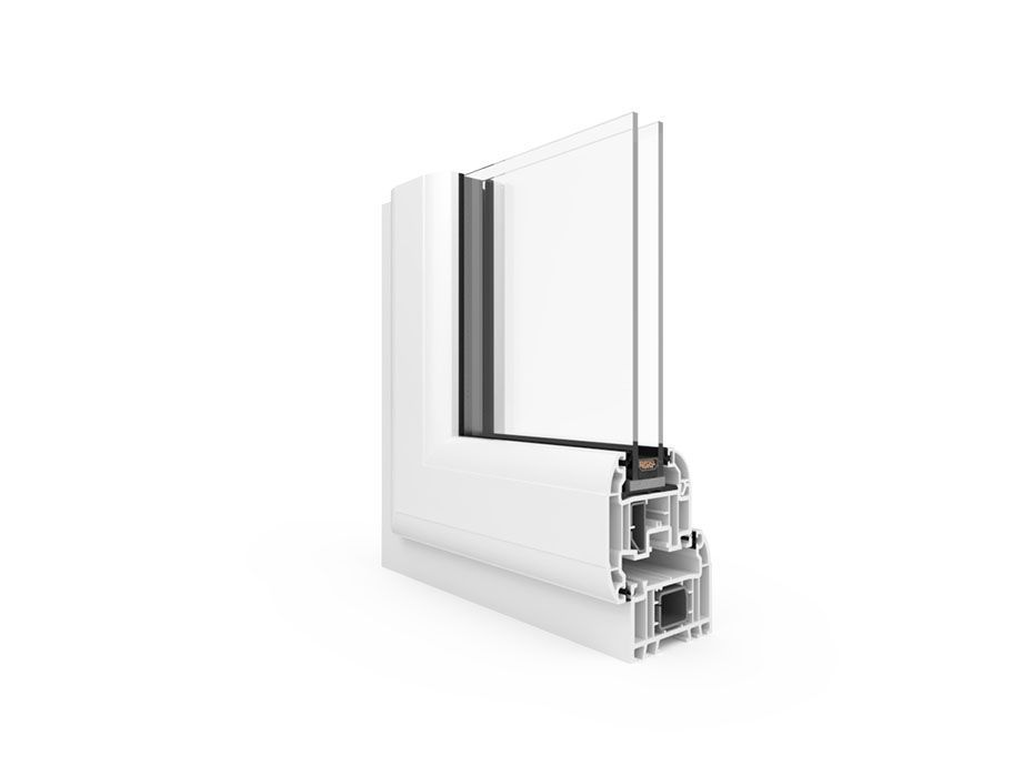 uPVC Casement Window Ideal 70