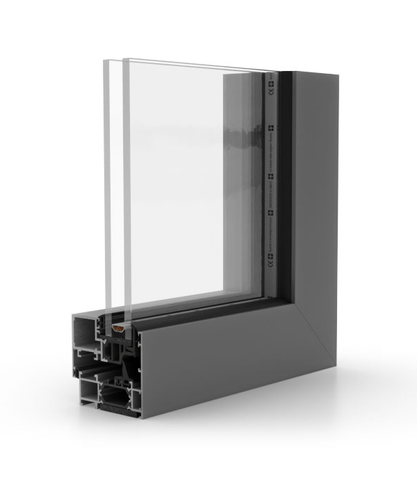 Aluminum Tilt and Turn Window COR70 HO