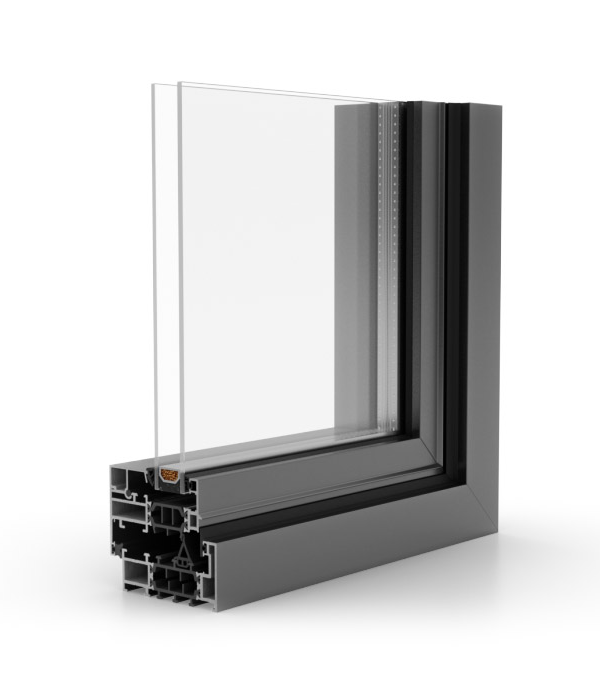 Aluminum Tilt and Turn Window SlimLine 38 Cubic