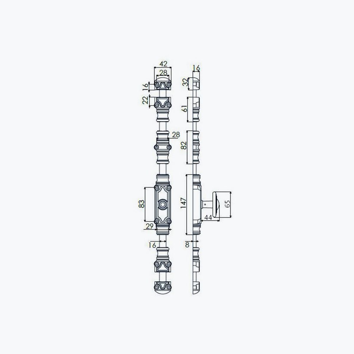 Basquil lock diagram