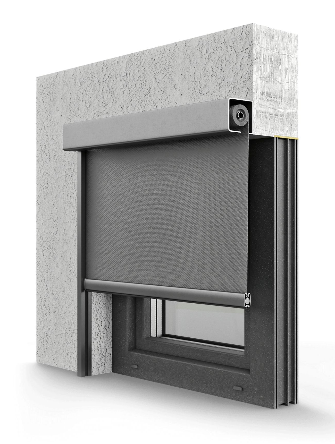 Fabric Roller Blinds Top Mount Screen