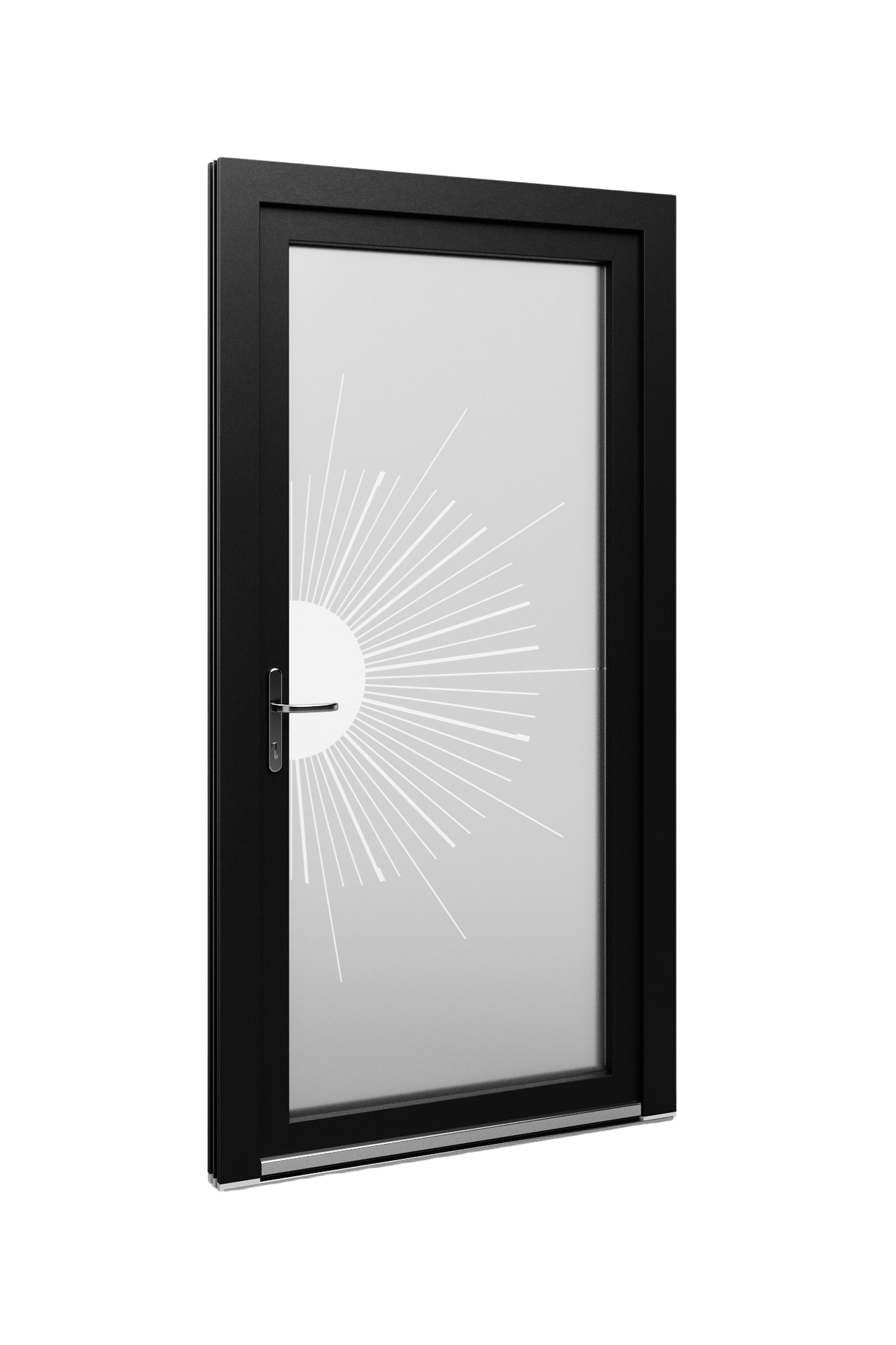 glazed-door-anthracite-pvc-frame-sandblasted-border