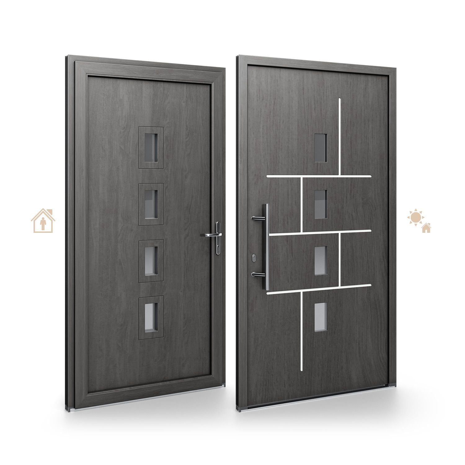 uPVC Panel Door Raisa