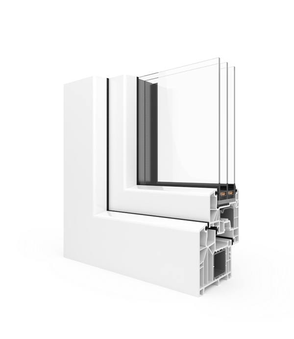 uPVC Tilt and Turn Window Ideal 8000