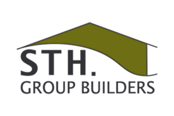 A logo for a company called sth group builders