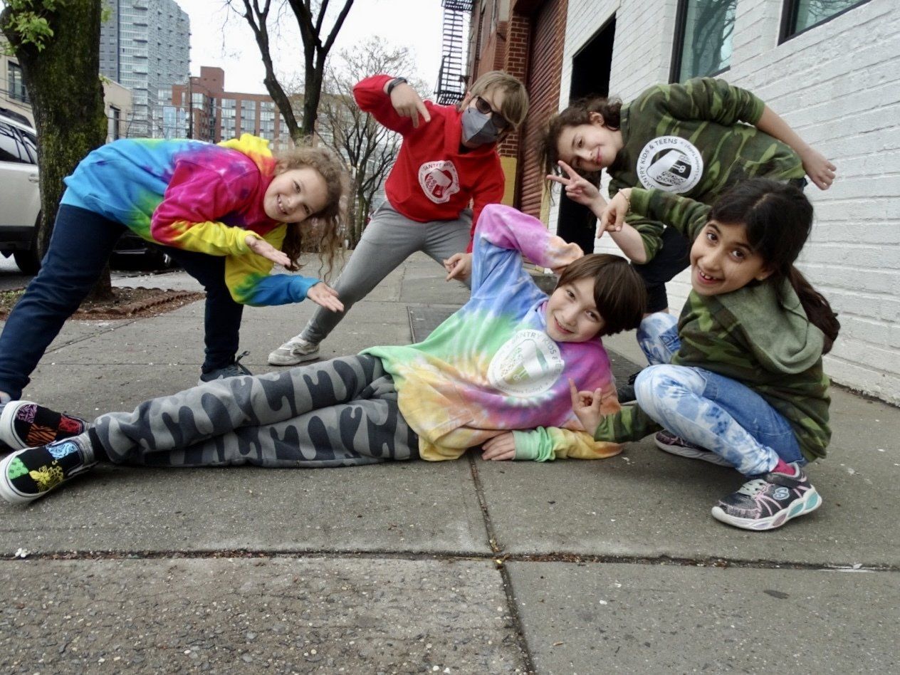 Kids wearing Gantry Kids' t-shirts