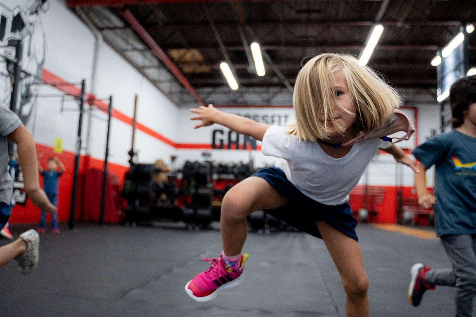 Child exercising at Gantry Kids in Long Island City