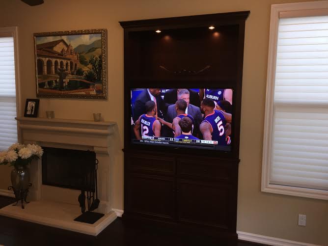 Cabinet with TV  — Home AV TV & Design in Carlsbad, CA