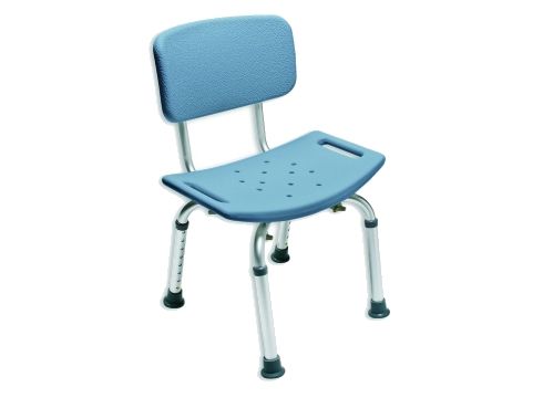 Bath seat with back