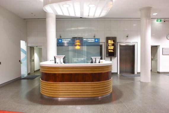 View Of  Lobby With Grey Floor — PKJ Designs in Unanderra, NSW