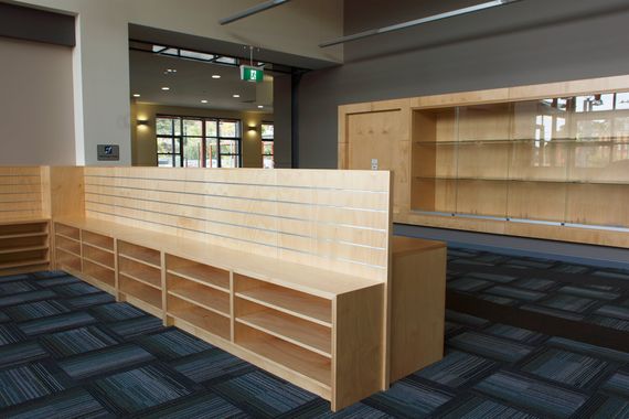 Room With Wooden Storage — PKJ Designs in Unanderra, NSW