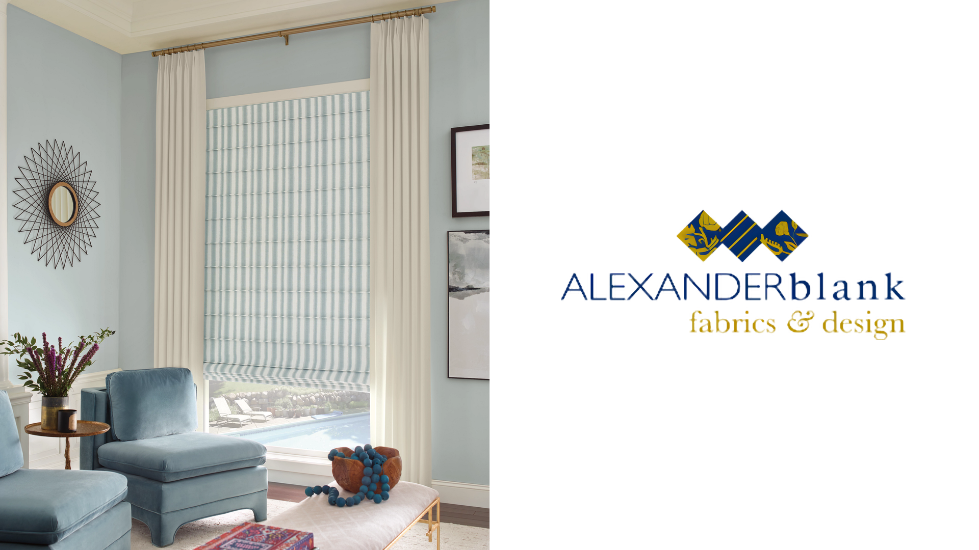 Hunter Douglas Alustra® Woven Textures® Roman Shades near Lutherville, MD