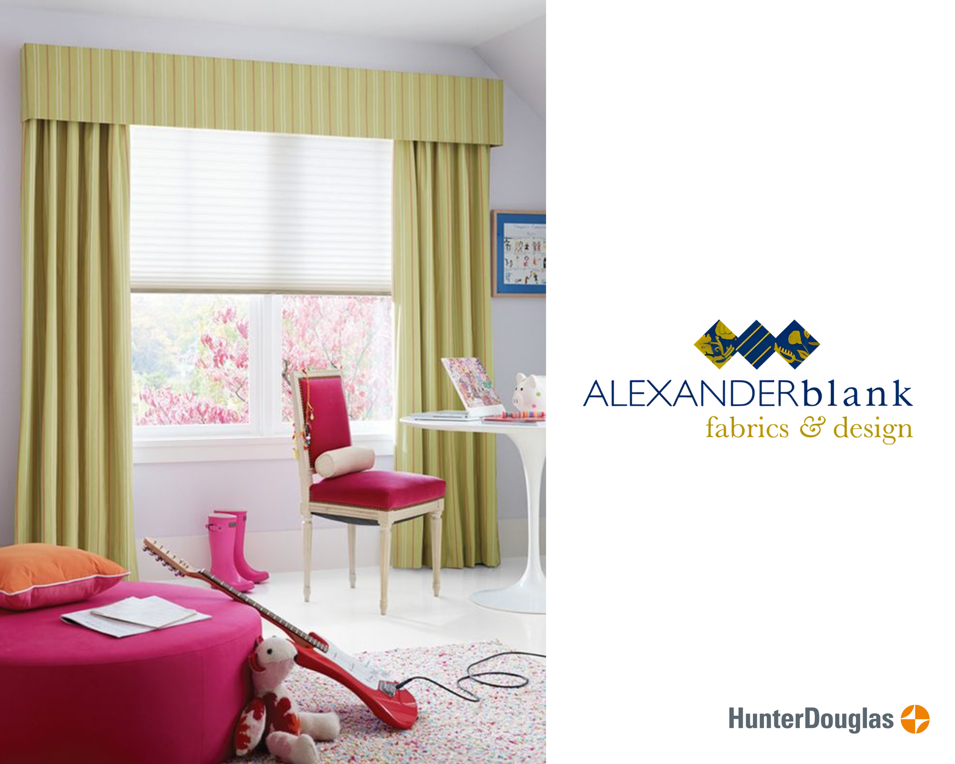Hunter Douglas Duette® Cellular Shades in a bedroom near Lutherville, Maryland (MD)
