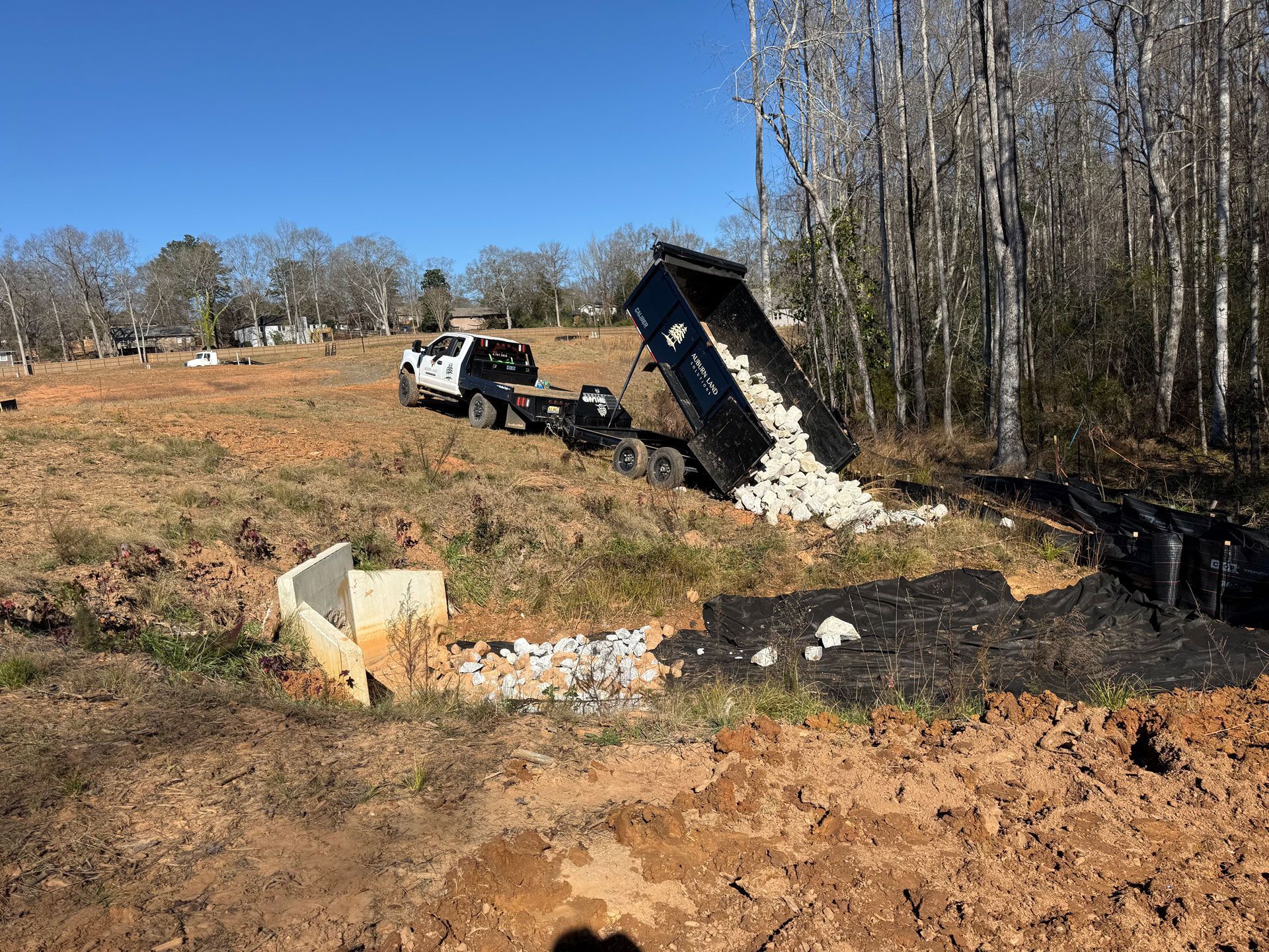 concrete washout installation
