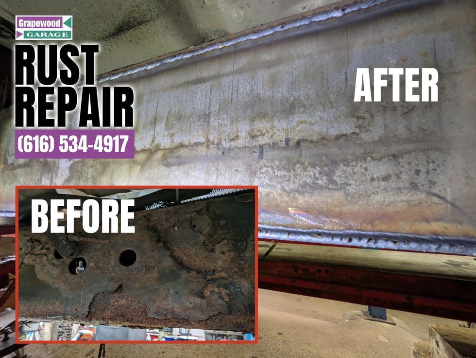 Rust repair comparison: