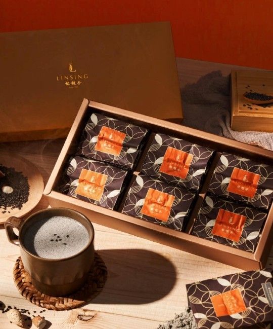 林銀杏 經典黑芝麻杏仁粉 原味/甜 兩種口味 600g(100g 6包)