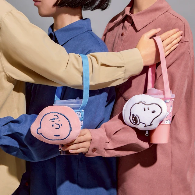 Snoopy 史努比童趣絨毛玩偶飲料提袋