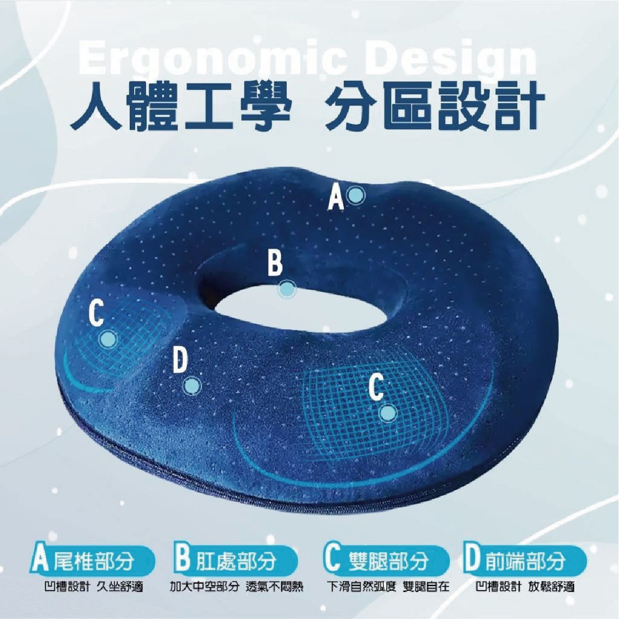 【安德森 保羅】韓國原單-高彈紓壓坐墊