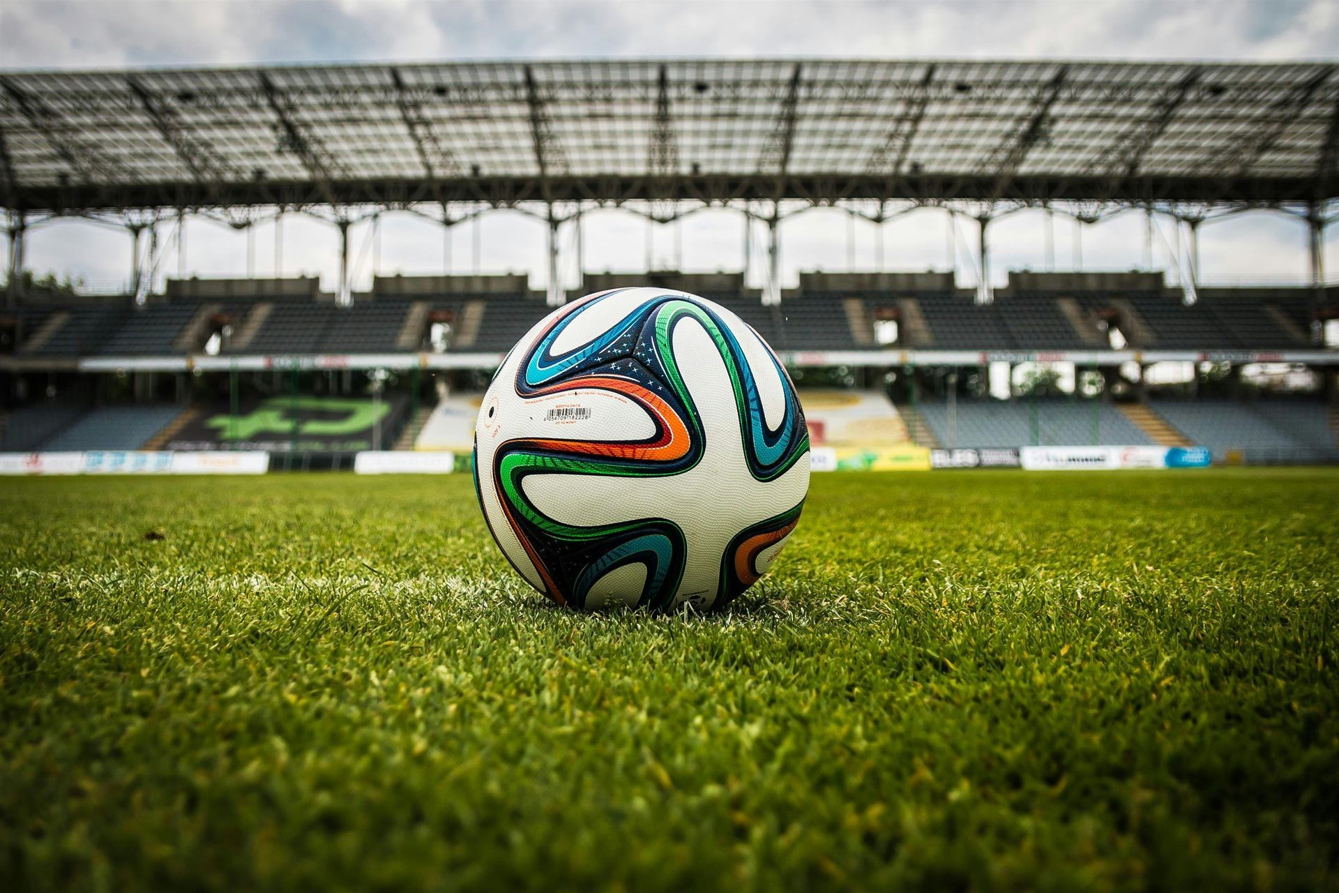Soccer ball on field