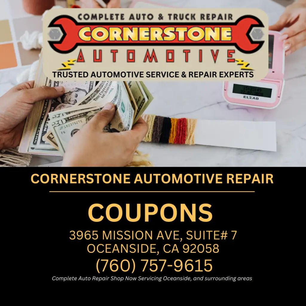 Coupons | Cornerstone Automotive - Oceanside