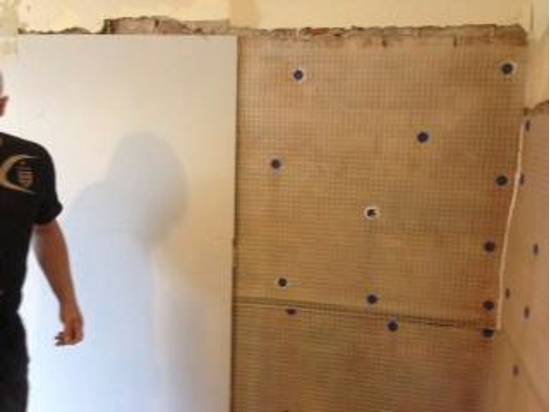 damp proofing in process