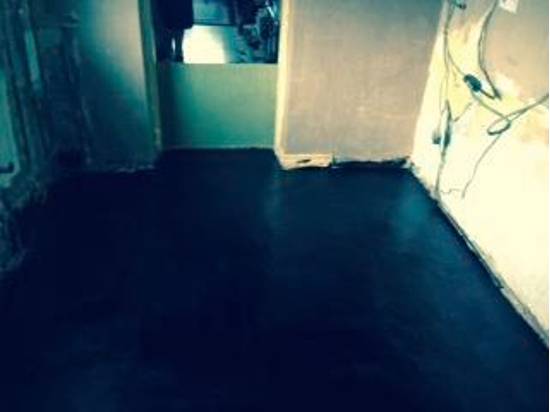 flooring treated in a house