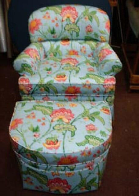 Blue Floral Design — Upholstery in Danvers, MA