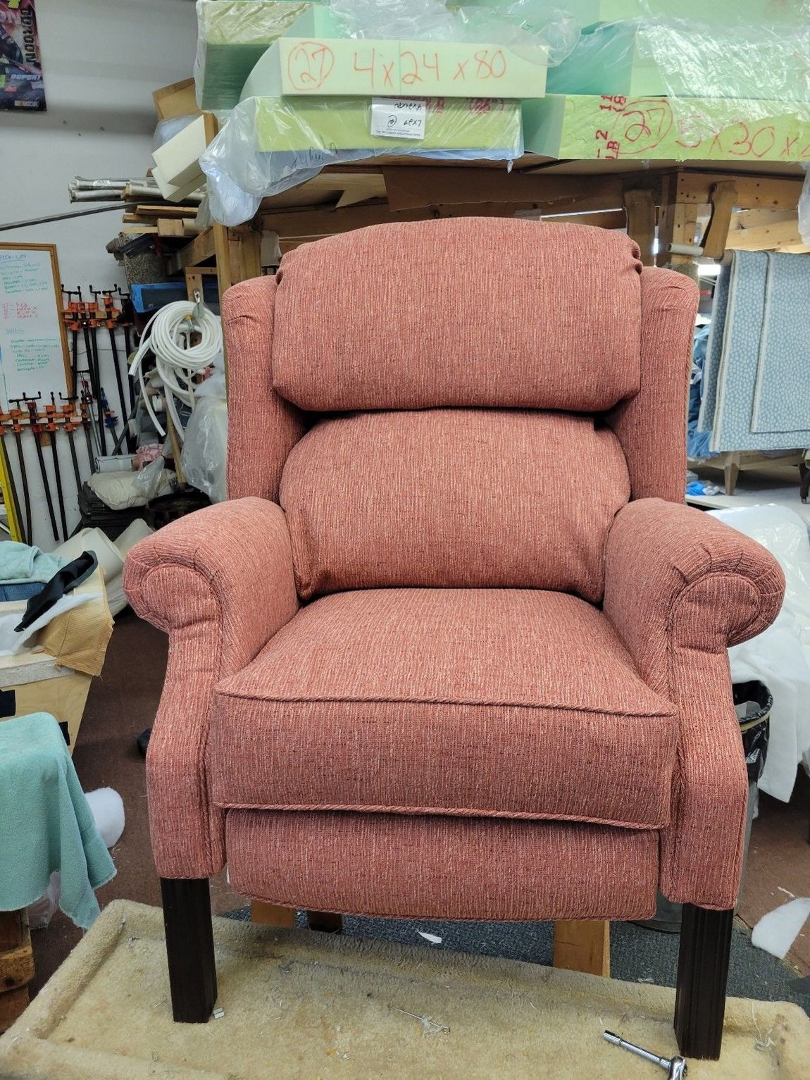 Red Chair — Upholstery in Danvers, MA