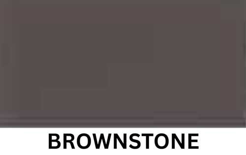 A solid, dark-brown square color swatch with the label 