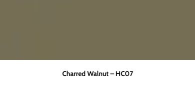 A solid, muted olive-brown color swatch labeled 