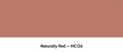 A solid block of dusty rose color with the text 