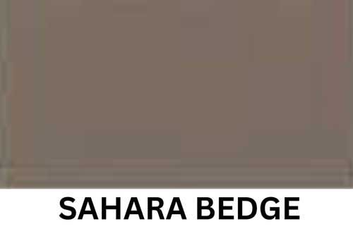 A solid, muted taupe-gray color swatch labeled 
