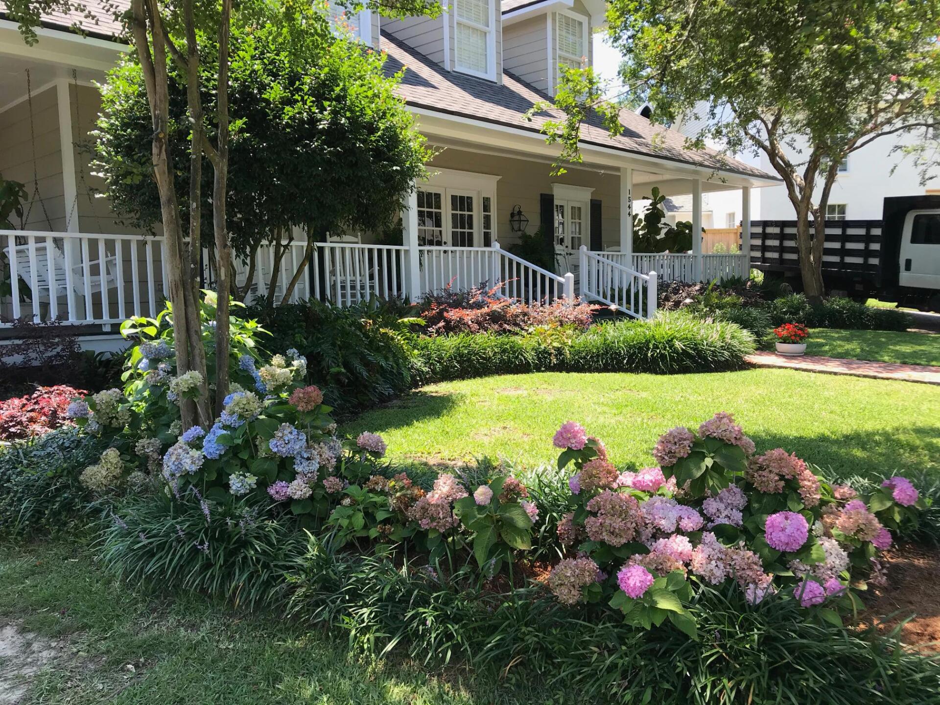 Beautiful Flower Beds — Baton Rouge, LA — Philip Moser Associates, Inc.