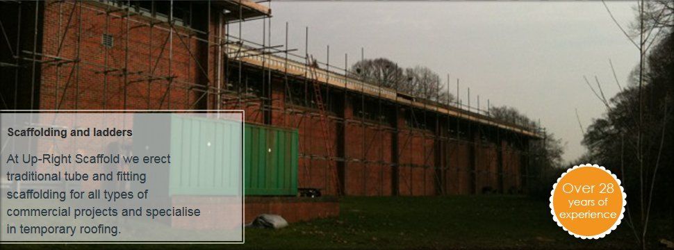 For scaffolding suppliers in Fareham, Hampshire call Up-Right Scaffold
