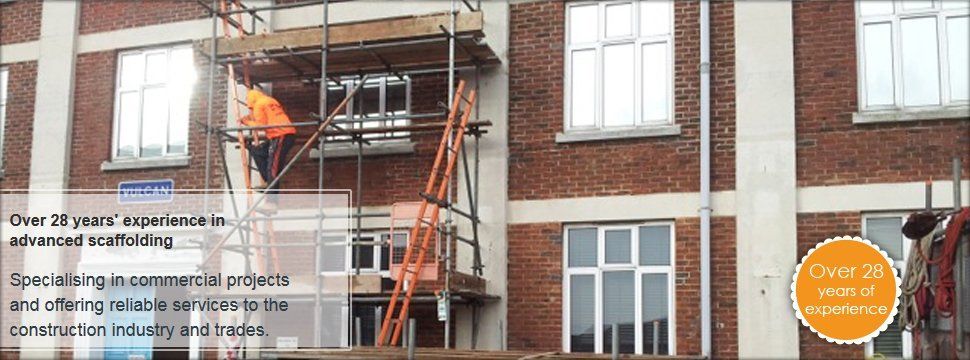 For scaffold inspection in Fareham, Hampshire call Up-Right Scaffold
