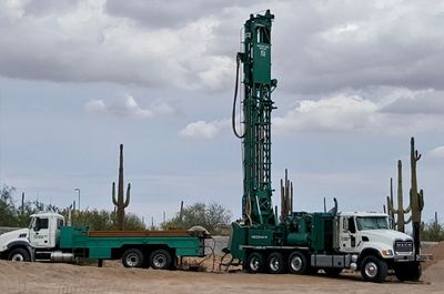 Well Drilling Vehicle On Site — Mesa, AZ — Arizona Preston Drilling LLC