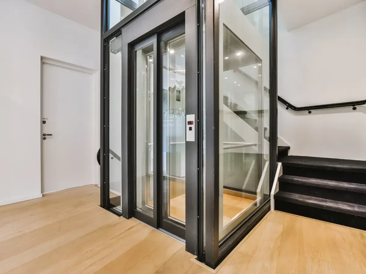 Modern residential elevator installation budget.