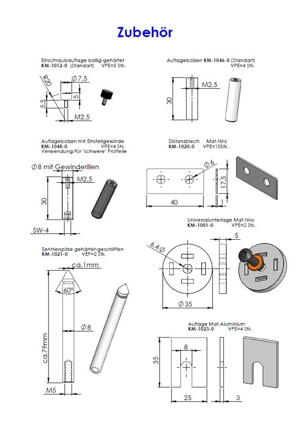 Zubehoer-B KM-1012-46-48-20-21, 01, 23-0