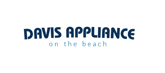The davis appliance on the beach logo is on a white background.