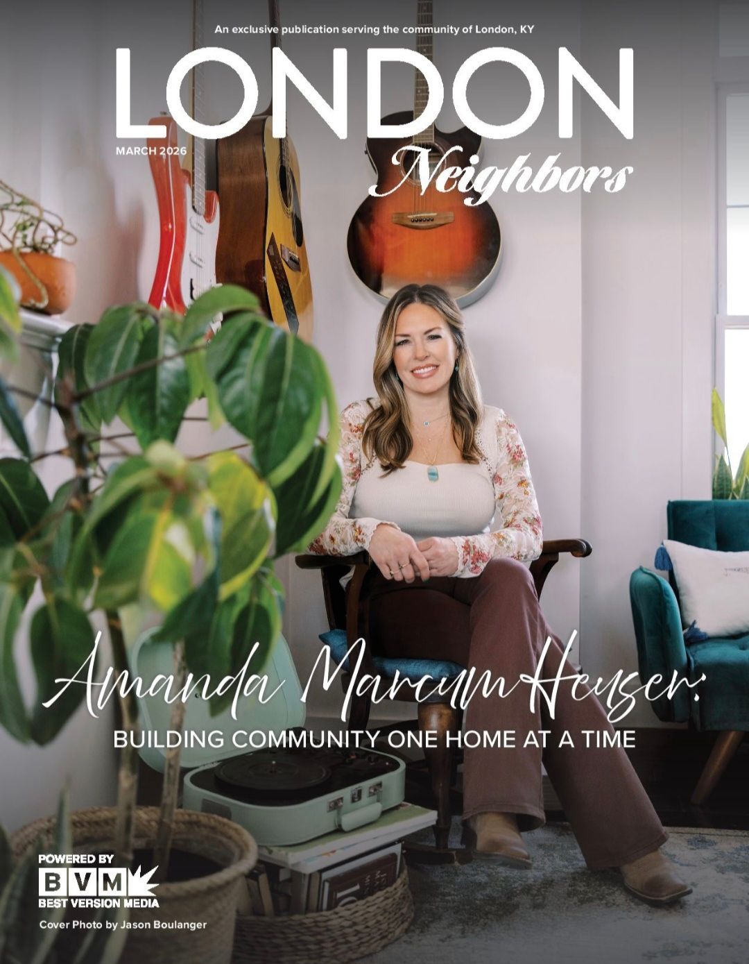 A magazine cover for