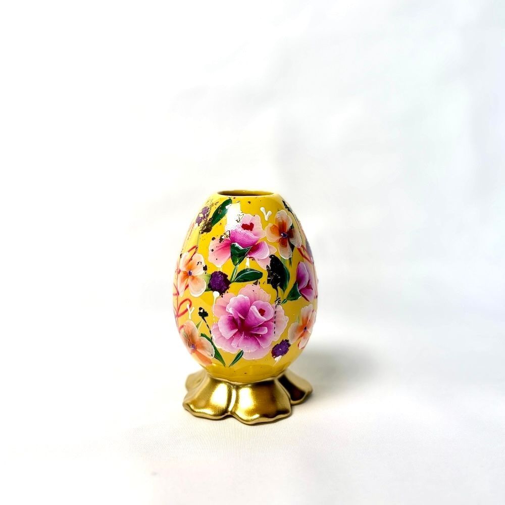 Bloemvaasje Yellow pink