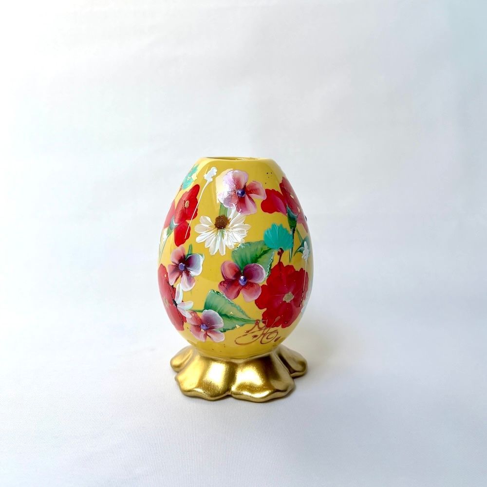 Bloemvaasje Yellow Red