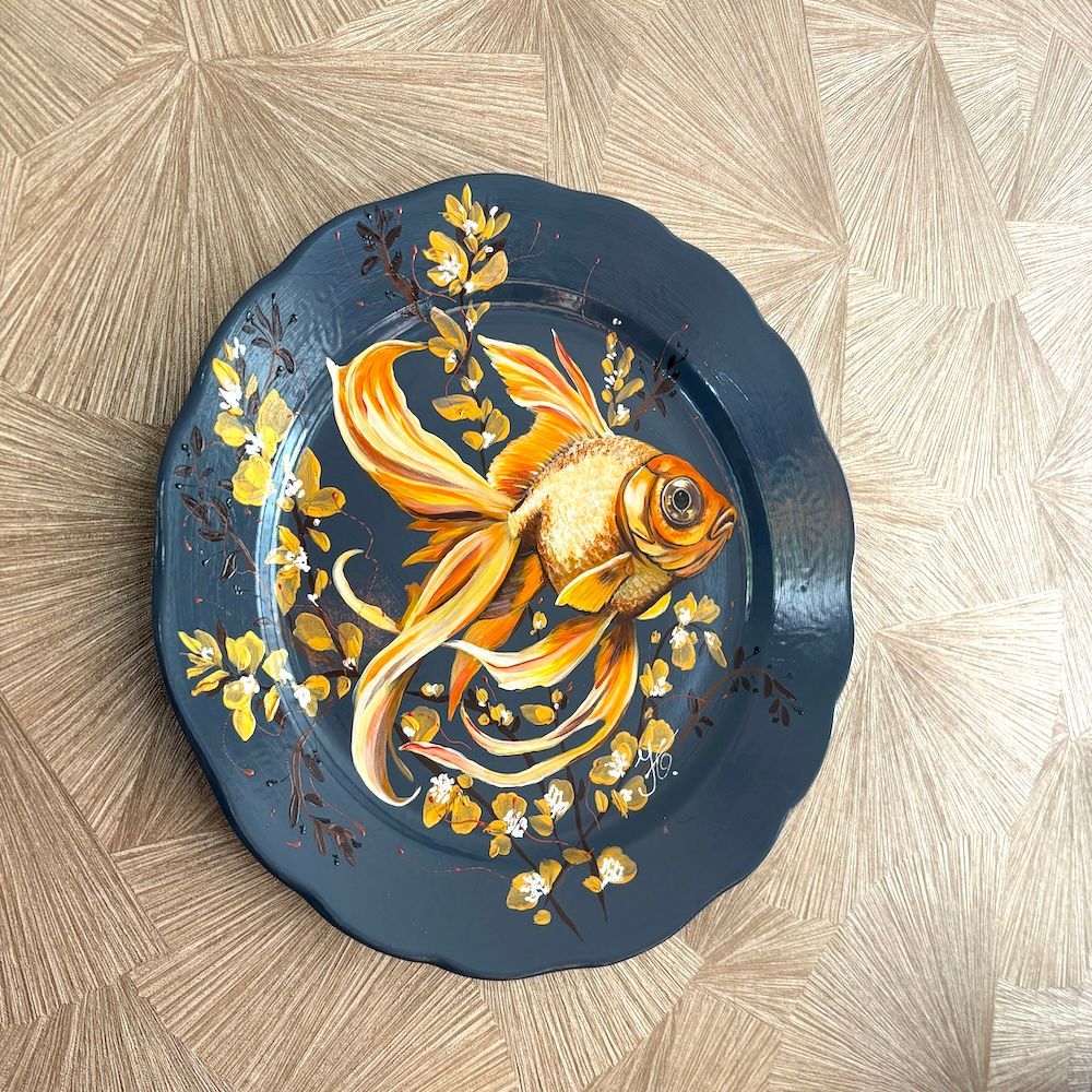 Wandbord Goldfish
