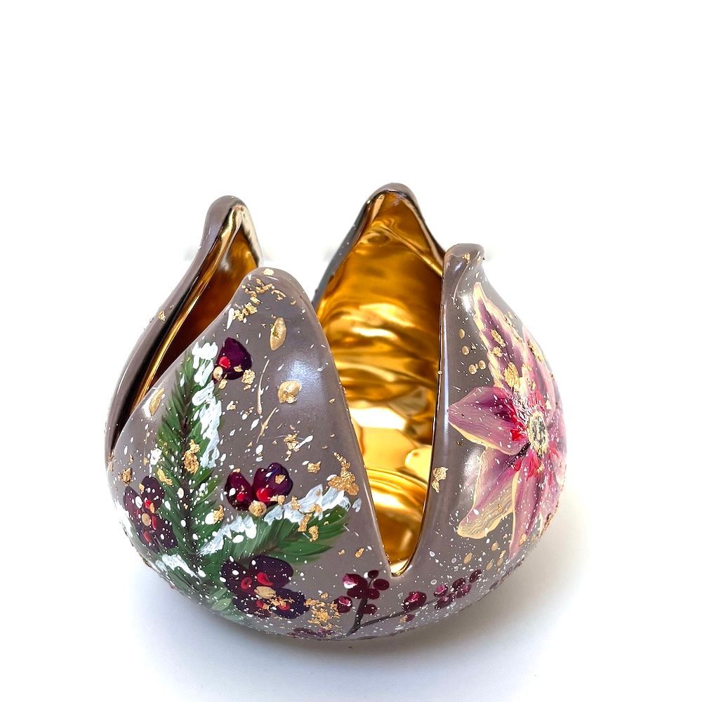 Theelichthouder winter 1