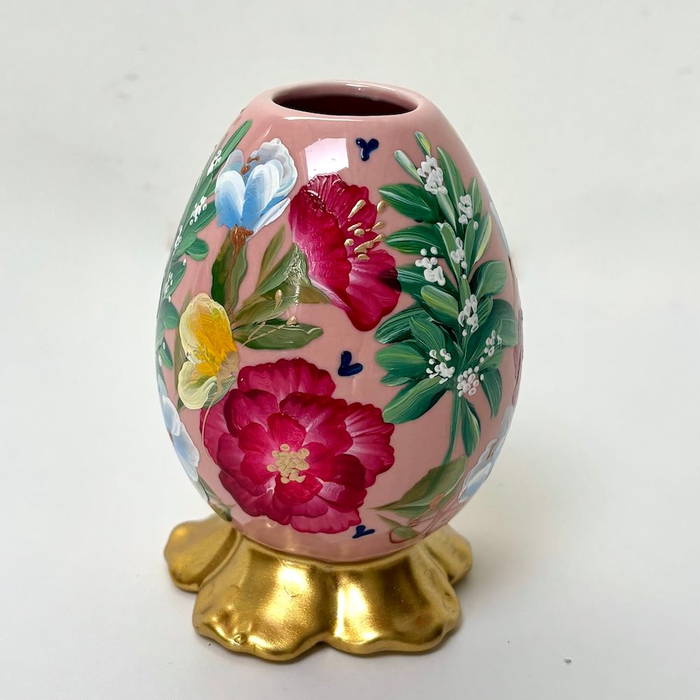 Bloemvaasje Pink red